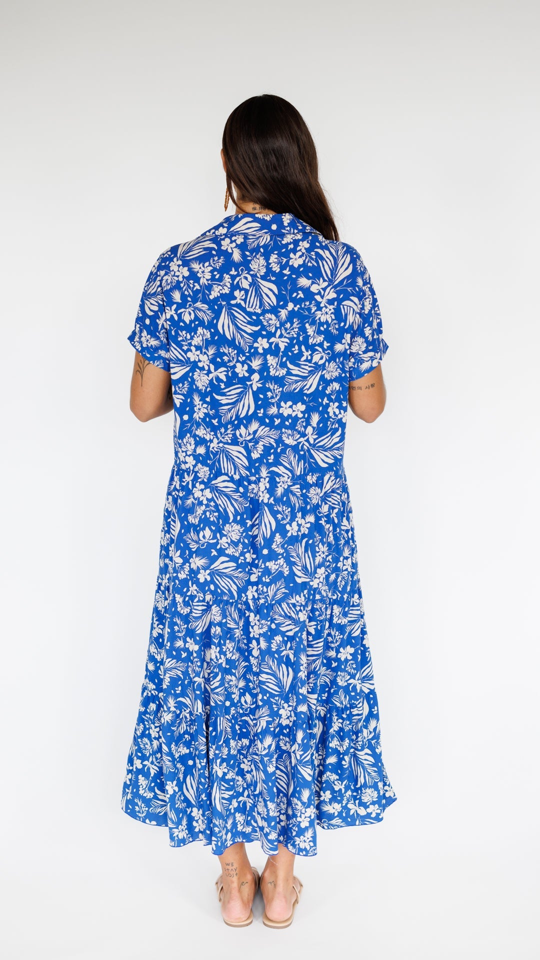 Stella Dress / Hula Sapphire Khush Clothing