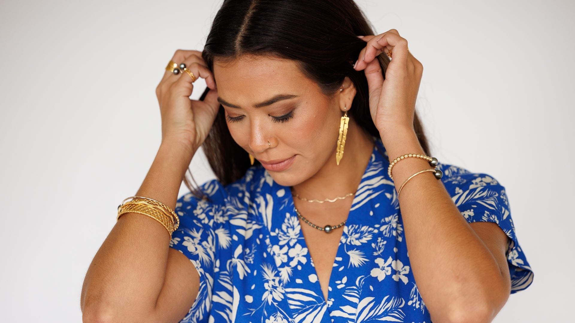 Heinui Dress / Hula Sapphire Khush Clothing