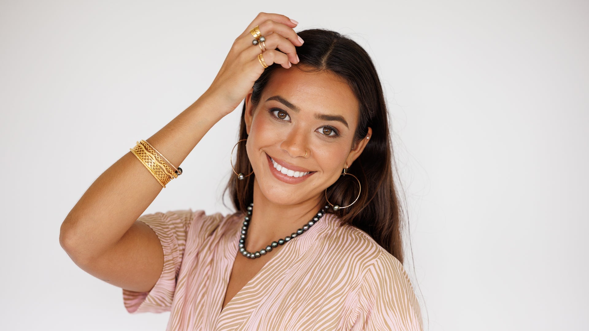 Heinui Dress / Wavy Blush Khush Clothing