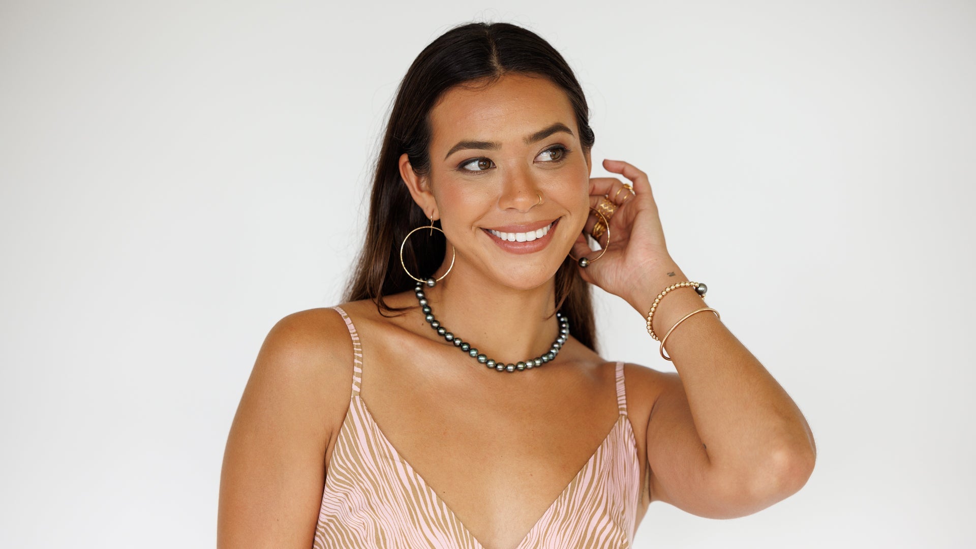 Opal Jumpsuit / Wavy Blush Khush Clothing