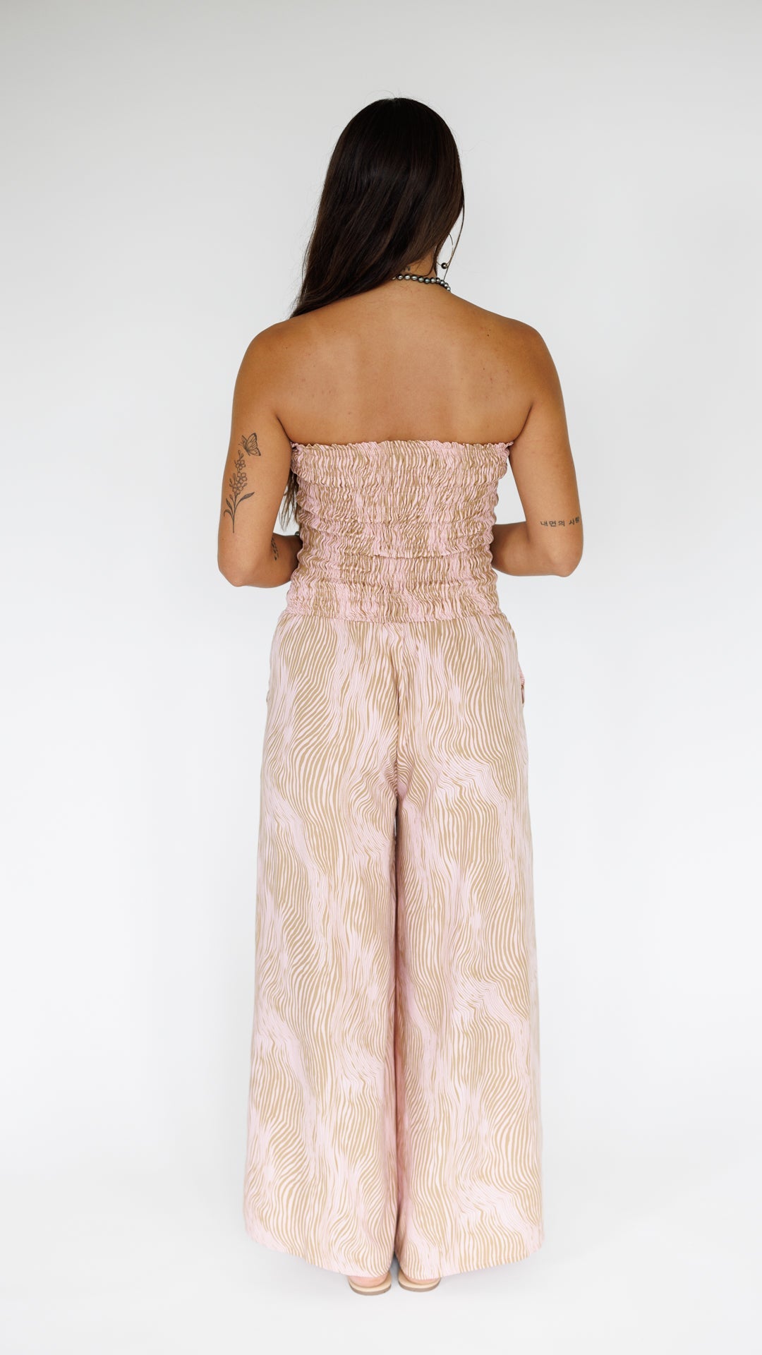 Lawai Jumpsuit / Wavy Blush Khush Clothing