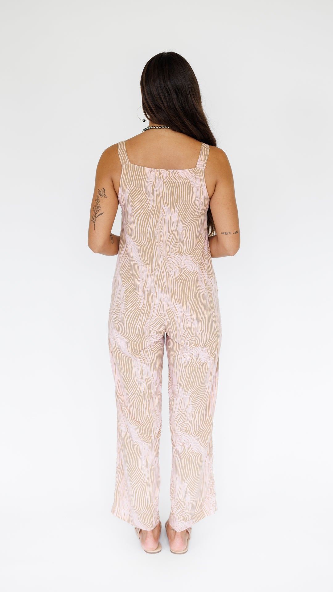 Safari Jumpsuit / Wavy Blush Khush Clothing