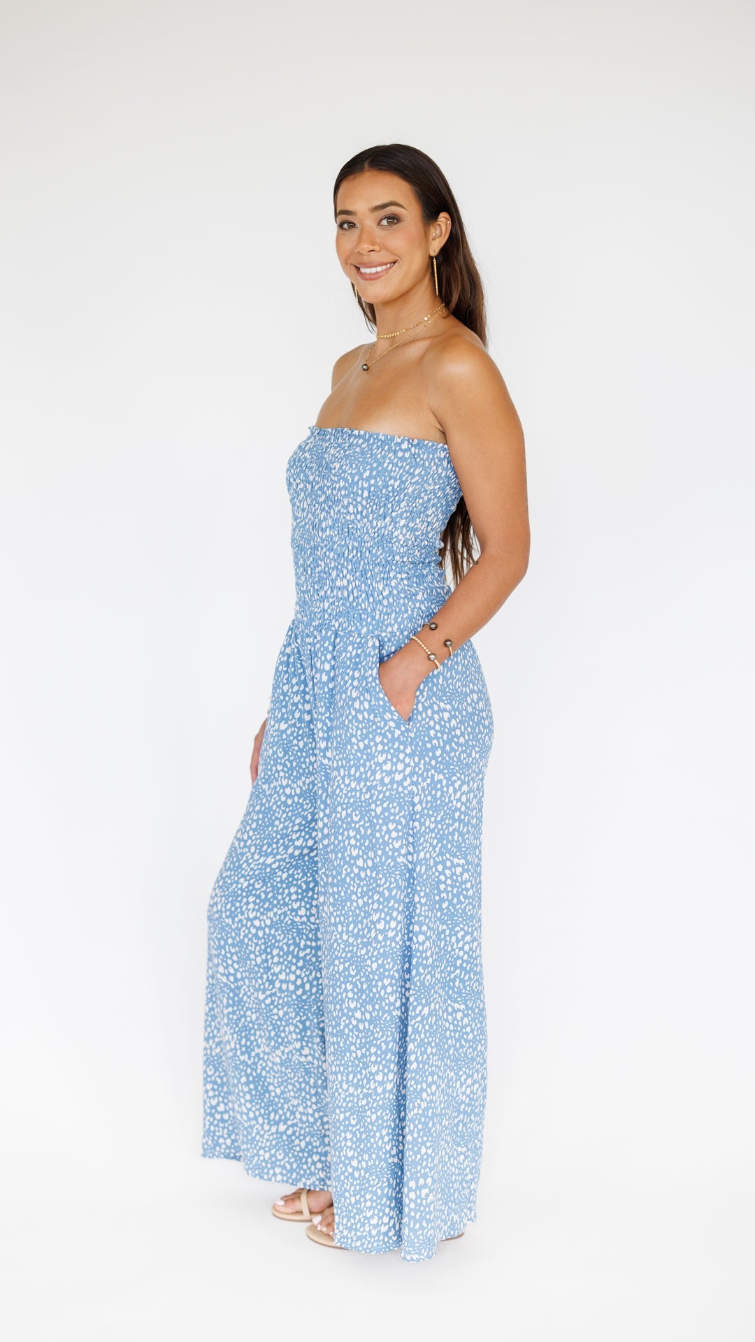 Lawai Jumpsuit / Speckled Sky Khush Clothing