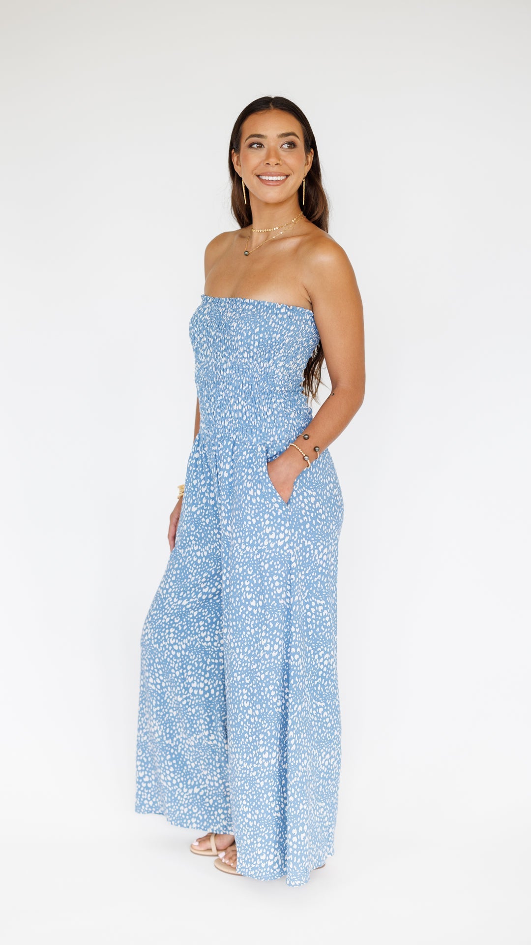 Lawai Jumpsuit / Speckled Sky Khush Clothing