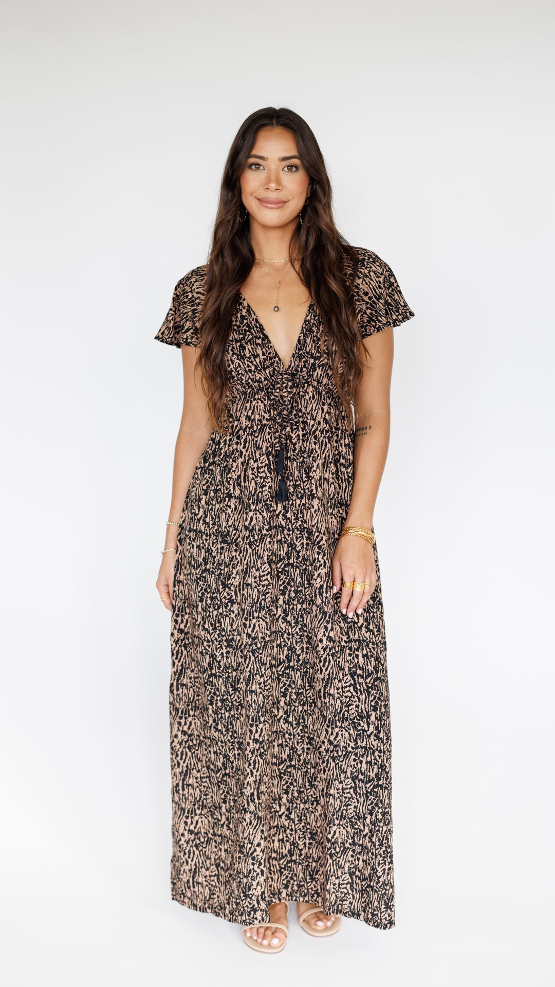 Leilani Dress / Woodsy Black Khush Clothing