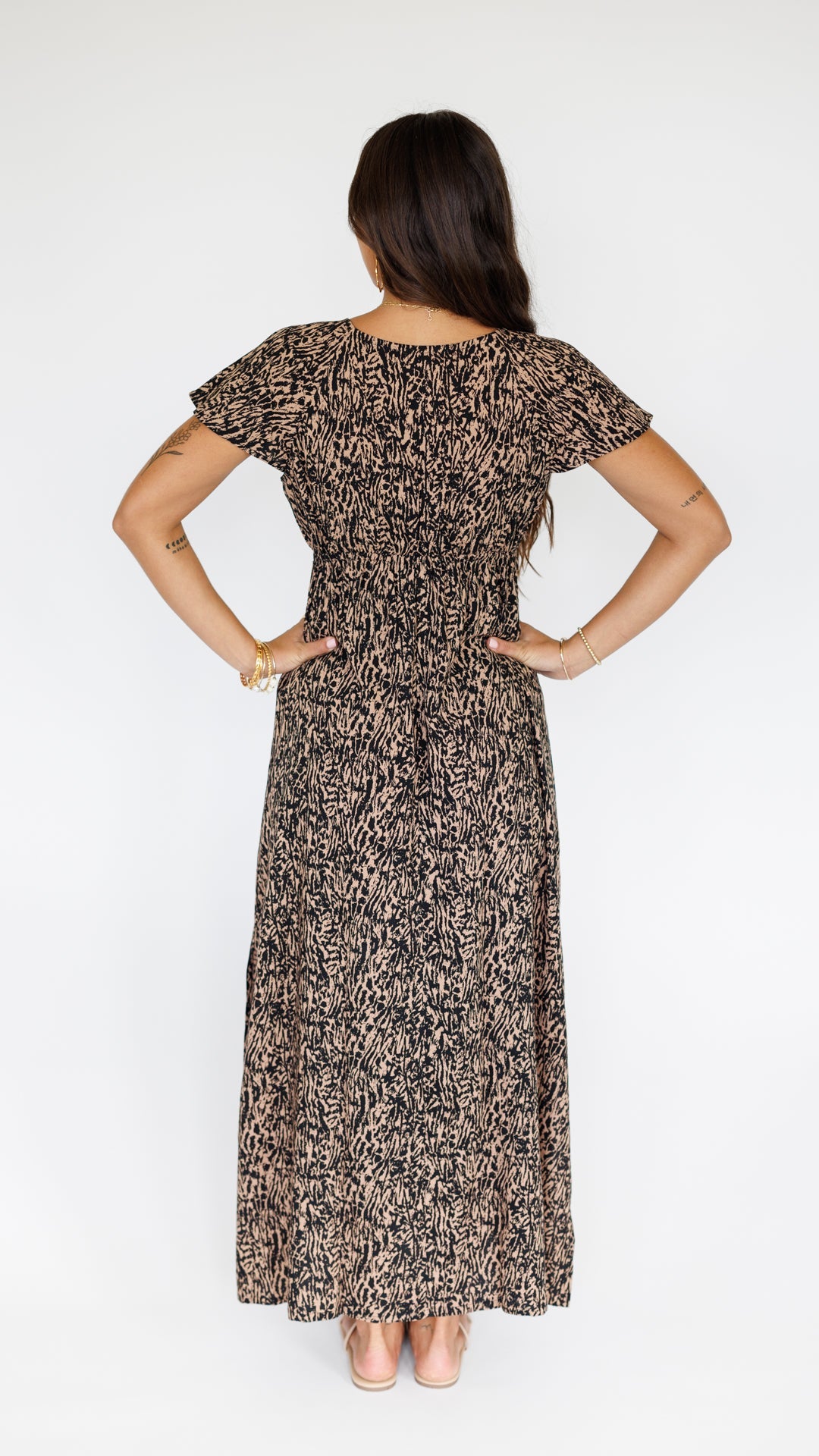 Leilani Dress / Woodsy Black Khush Clothing