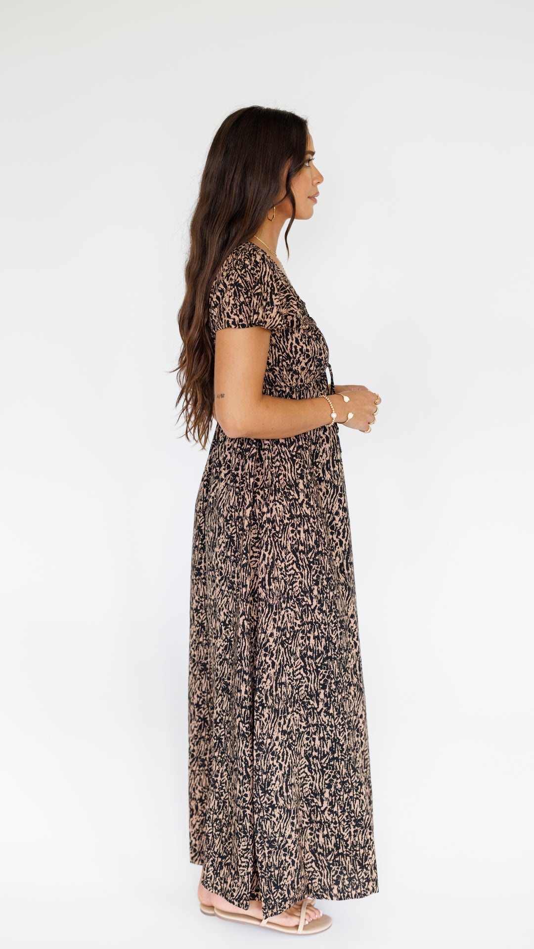 Leilani Dress / Woodsy Black Khush Clothing