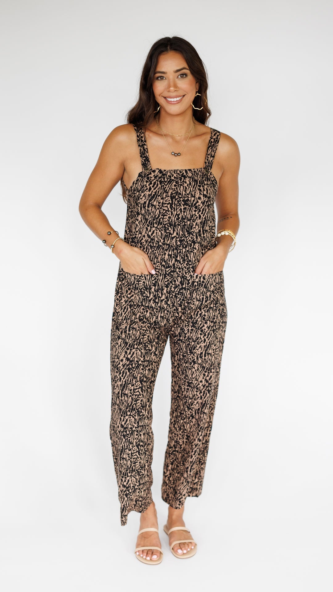 Safari Jumpsuit / Woodsy Black Khush Clothing
