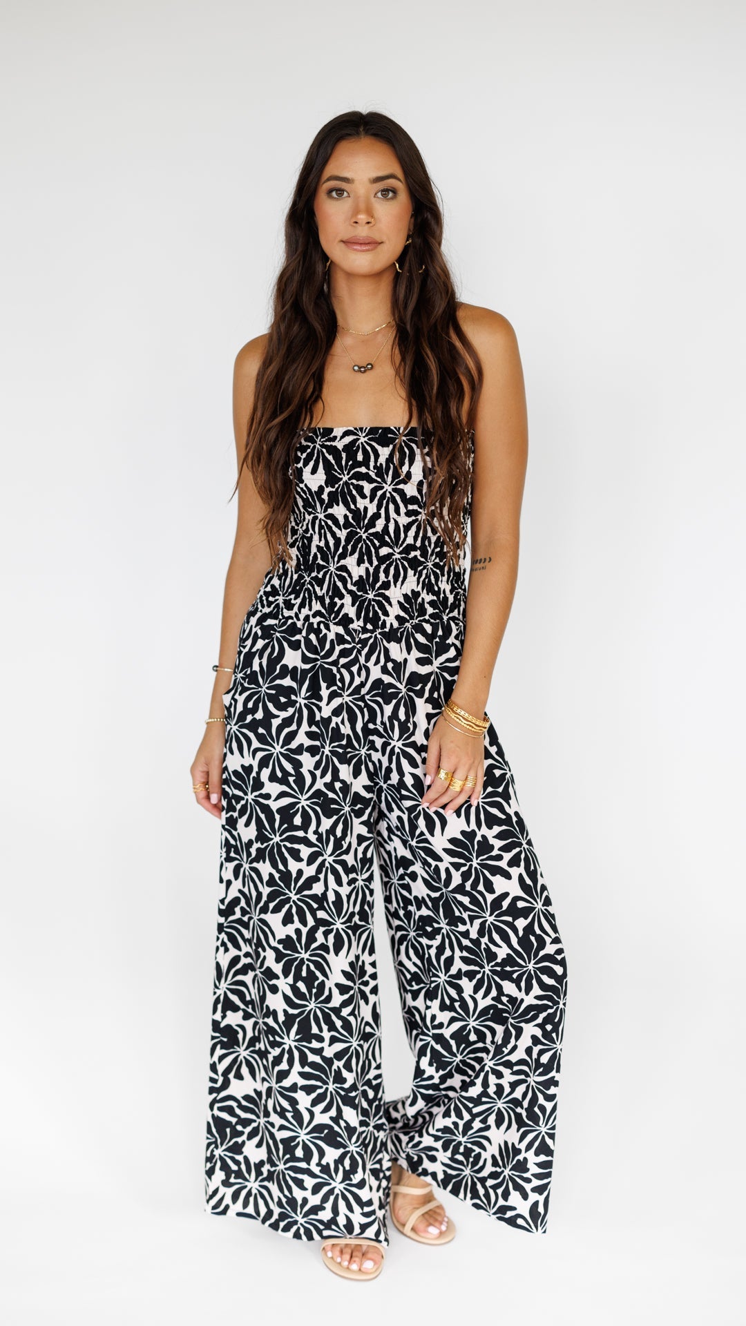Lawai Jumpsuit / Aloha Black Khush Clothing