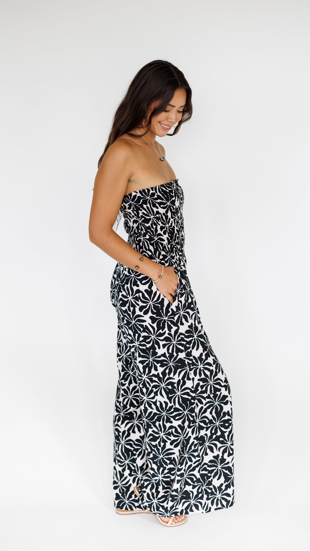 Lawai Jumpsuit / Aloha Black Khush Clothing