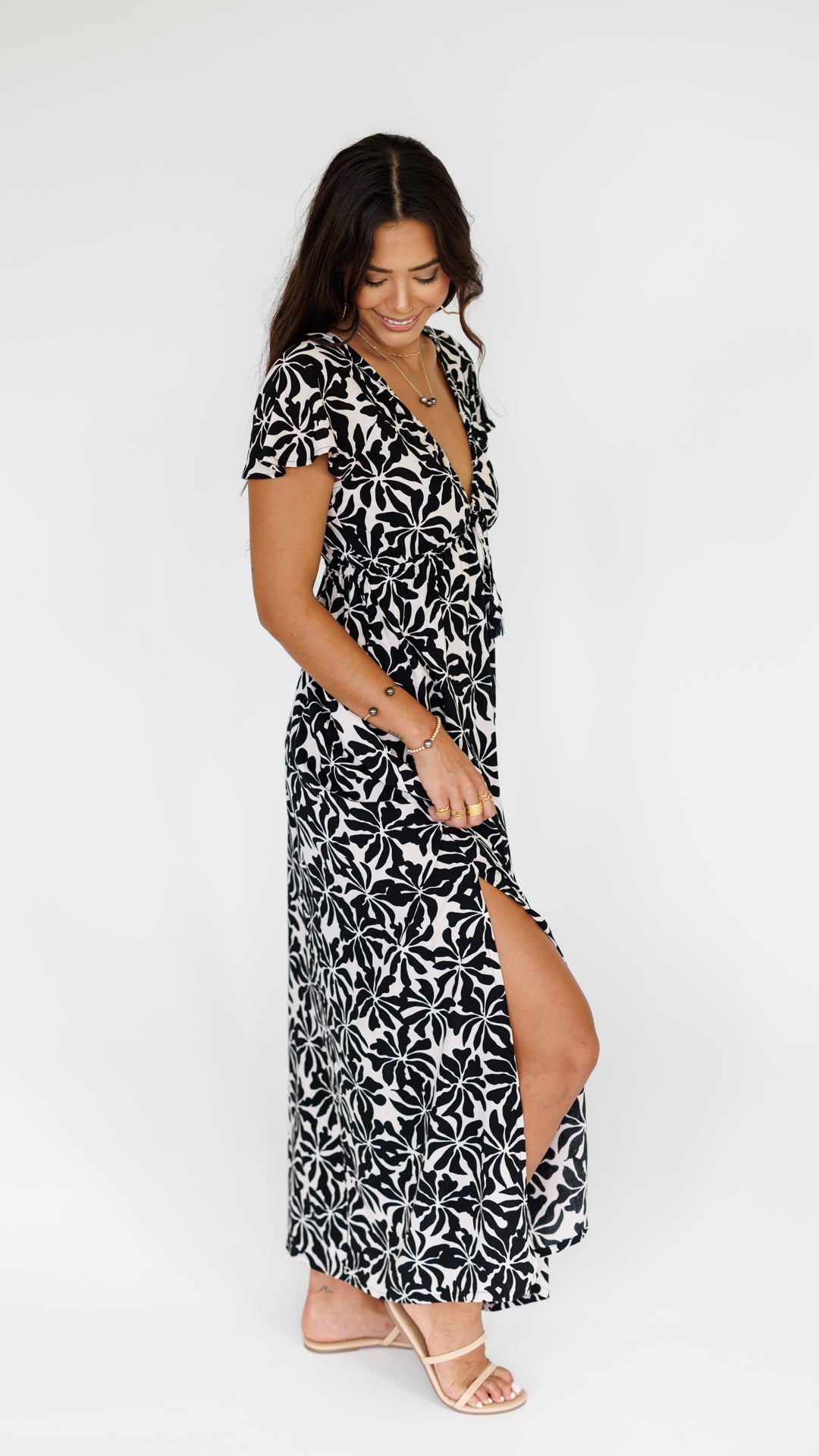 Leilani Dress / Aloha Black Khush Clothing