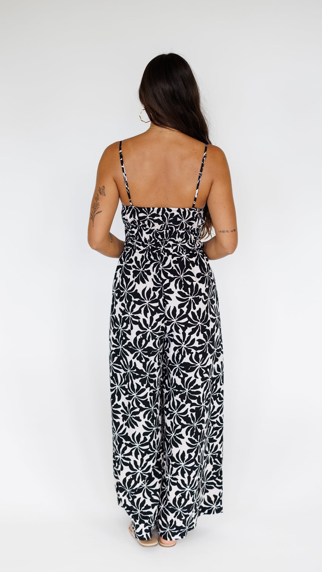 Opal Jumpsuit / Aloha Black Khush Clothing