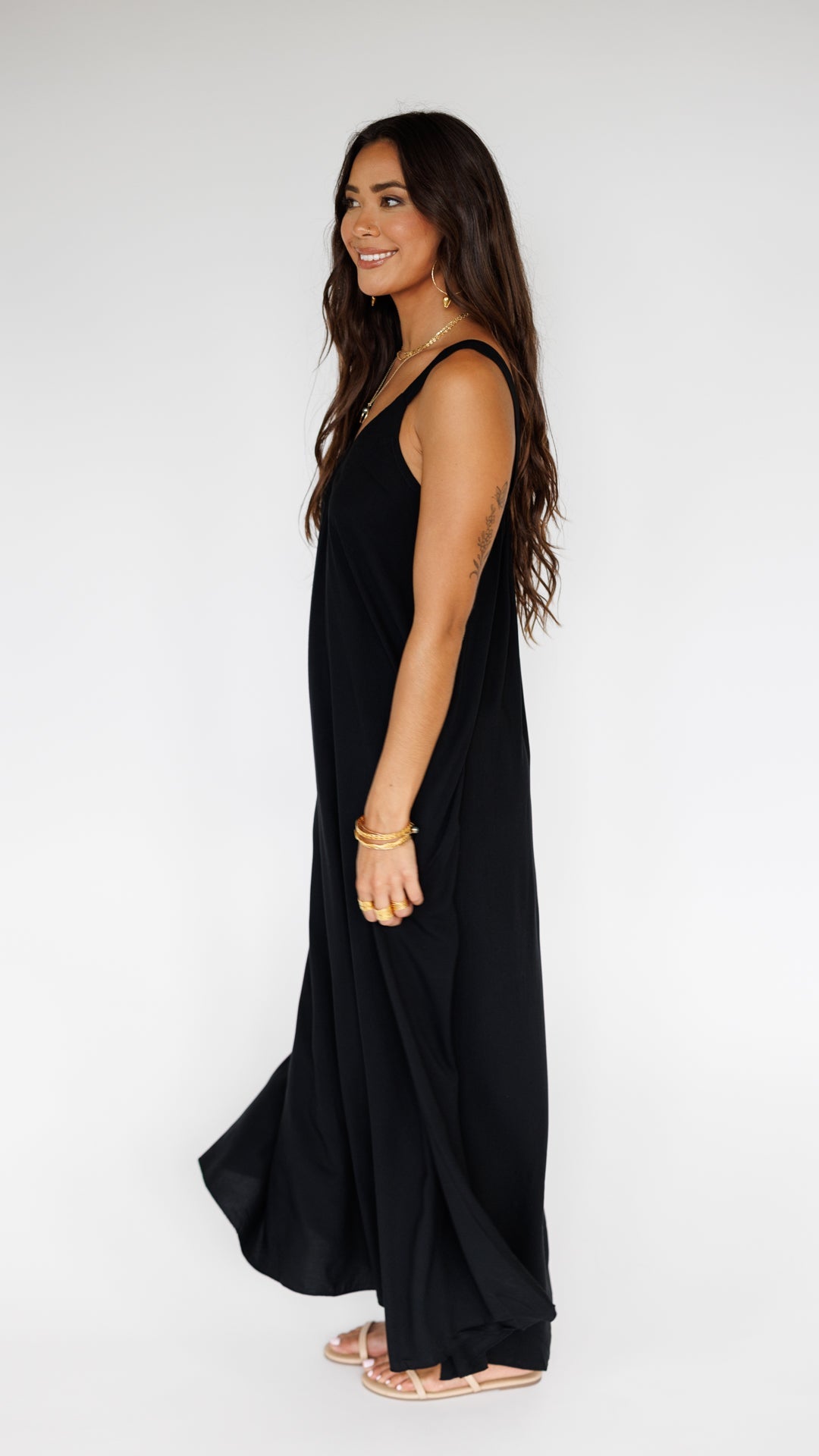 Lust Dress / Solid Black Khush Clothing