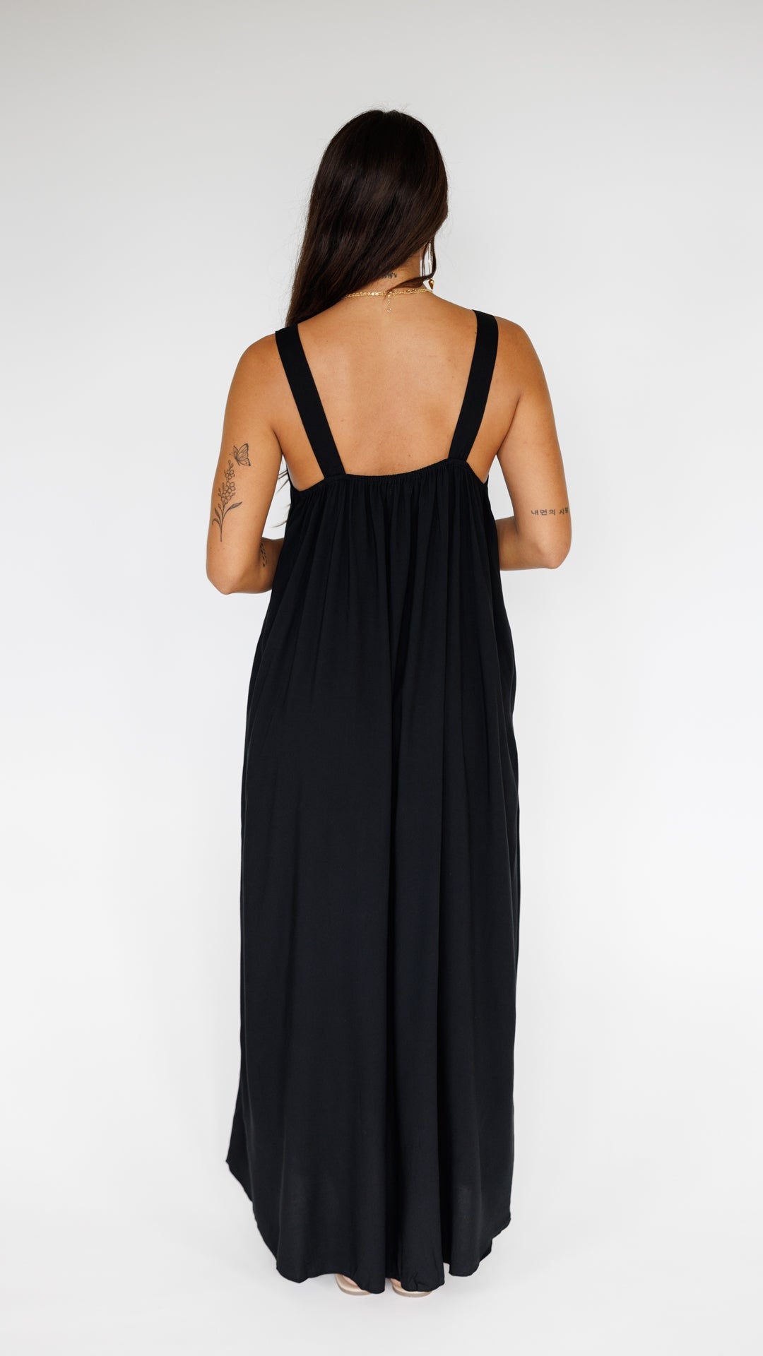 Lust Dress / Solid Black Khush Clothing