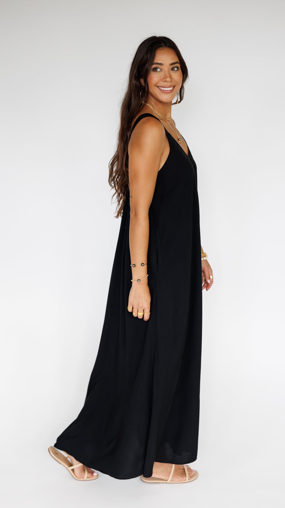 Lust Dress / Solid Black Khush Clothing
