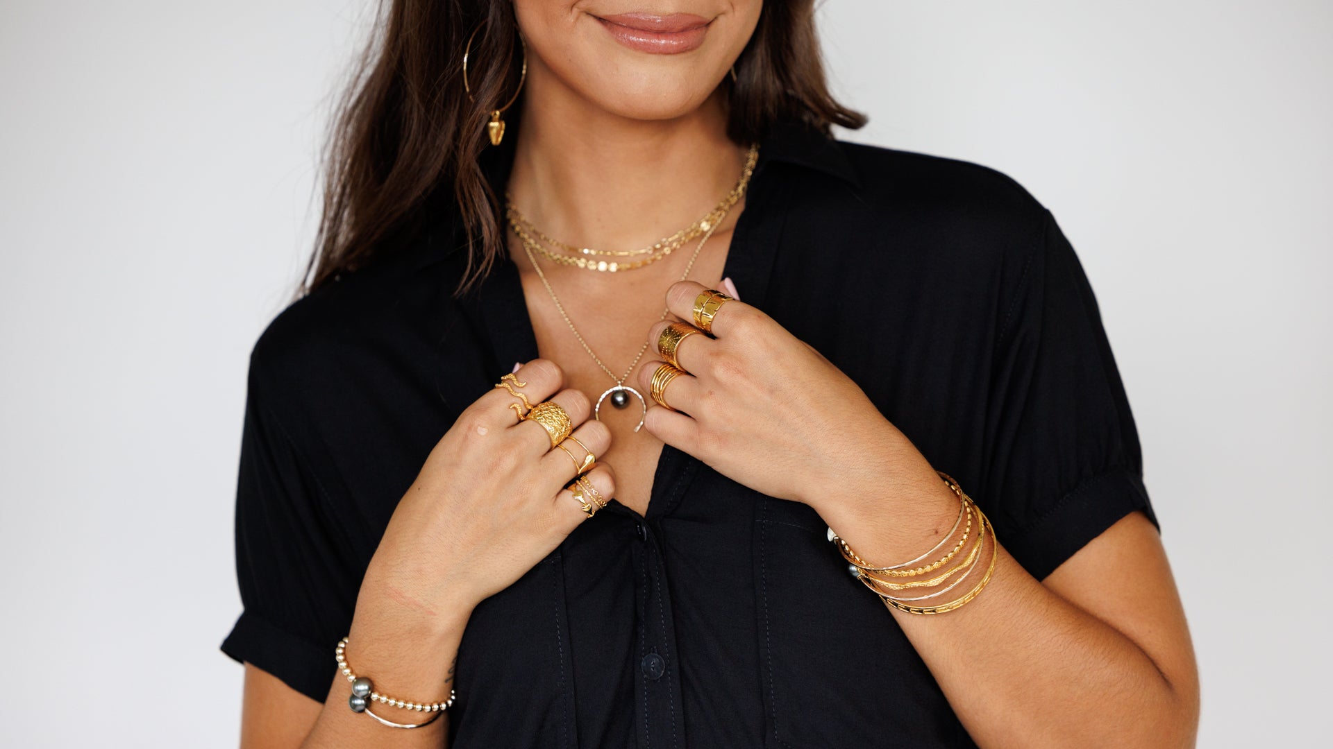 Stella Dress / Solid Black Khush Clothing