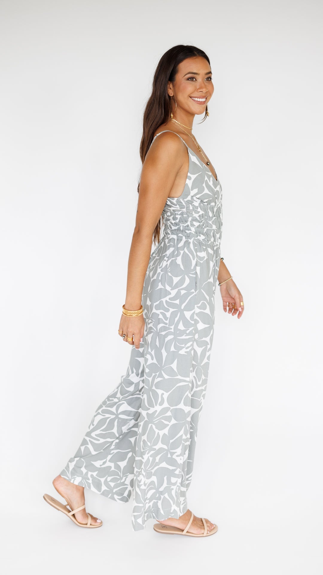 Opal Jumpsuit / Honolulu Silver Khush Clothing