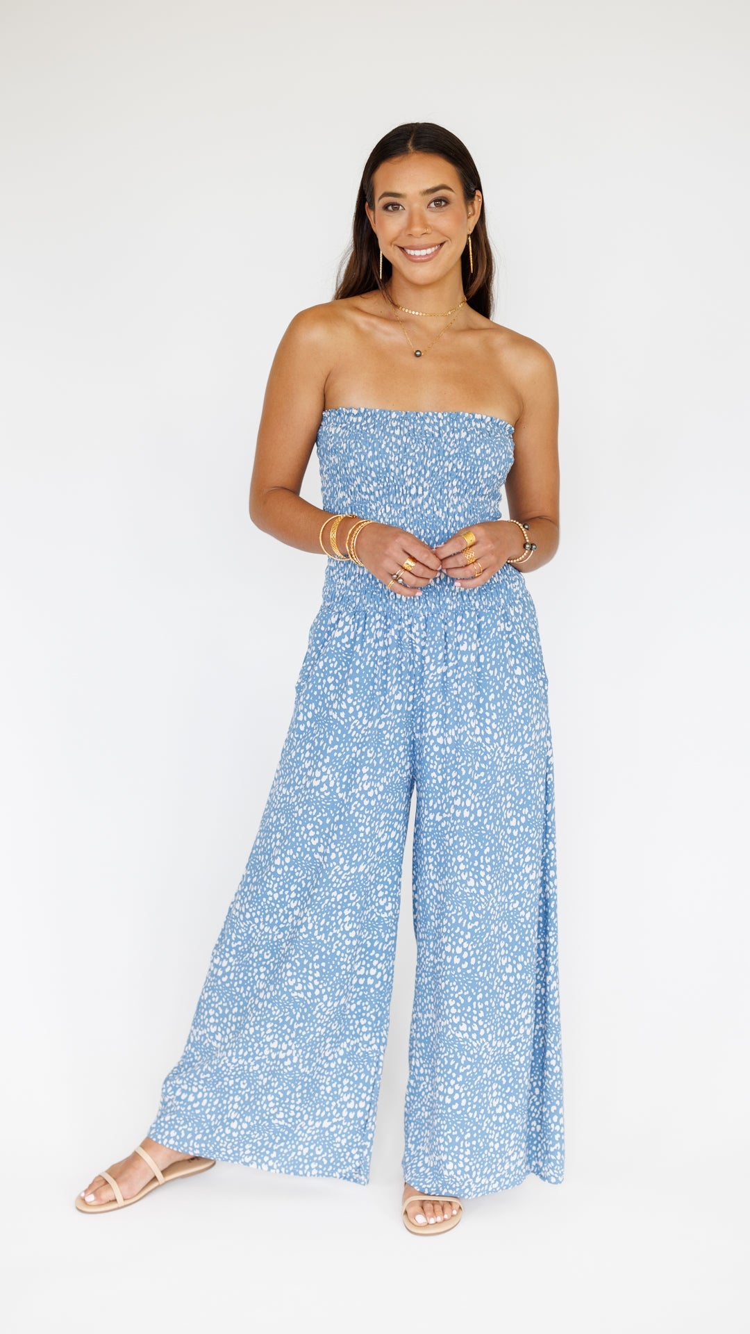 Lawai Jumpsuit / Speckled Sky Khush Clothing