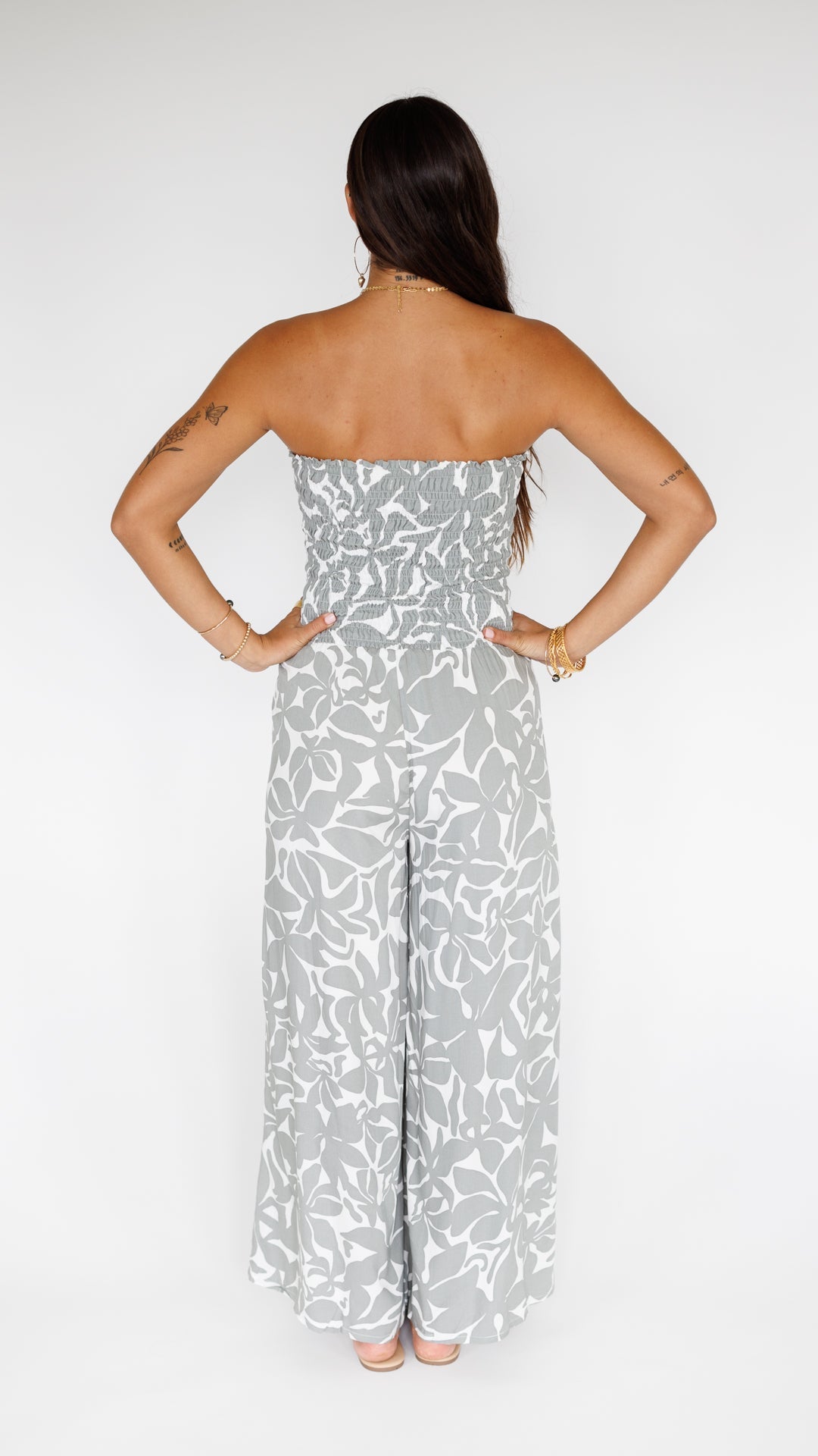 Lawai Jumpsuit / Honolulu Silver Khush Clothing