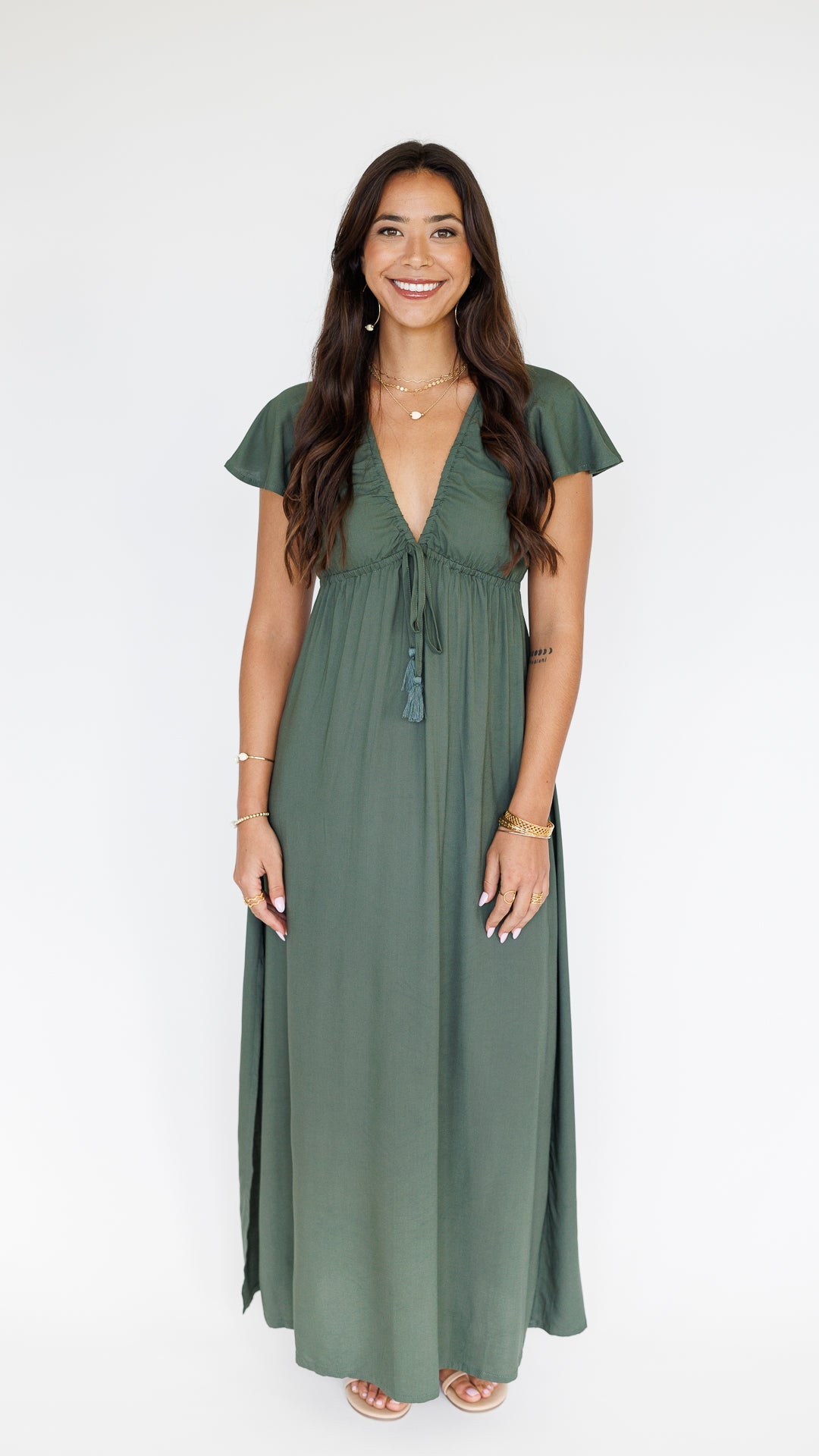 Leilani Dress / Seaweed Khush Clothing