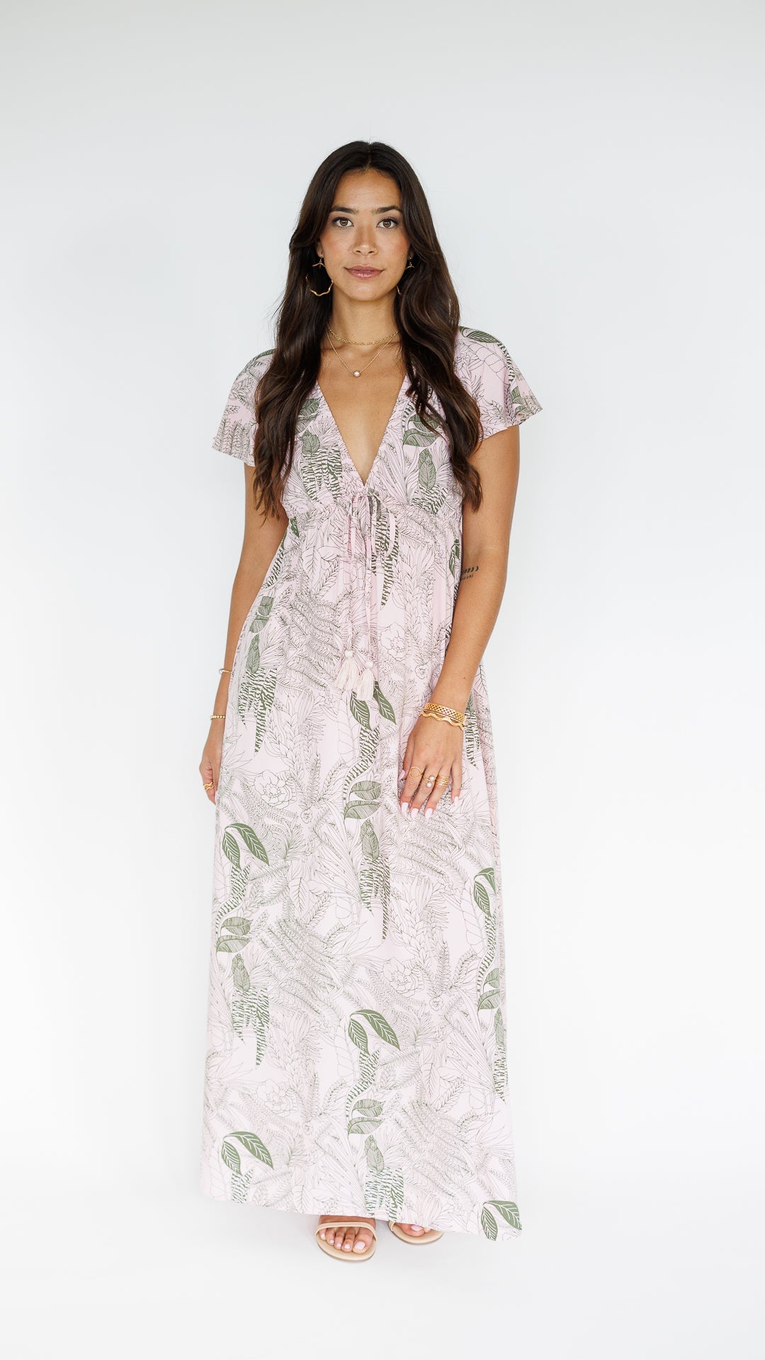 Leilani Dress / Flora Blush Khush Clothing