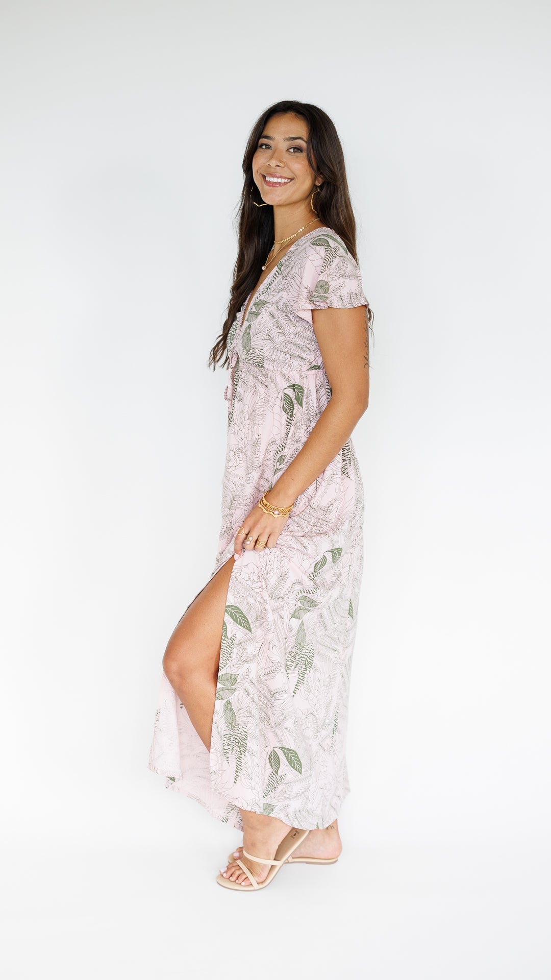 Leilani Dress / Flora Blush Khush Clothing