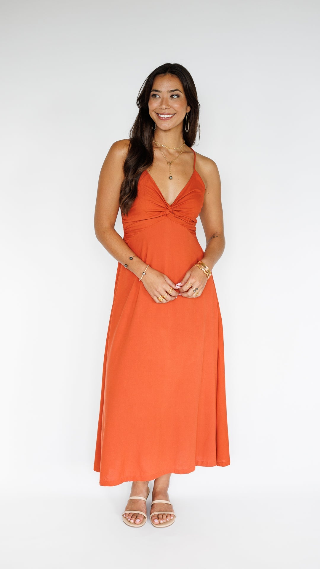 Lorena Dress / Terracotta Khush Clothing