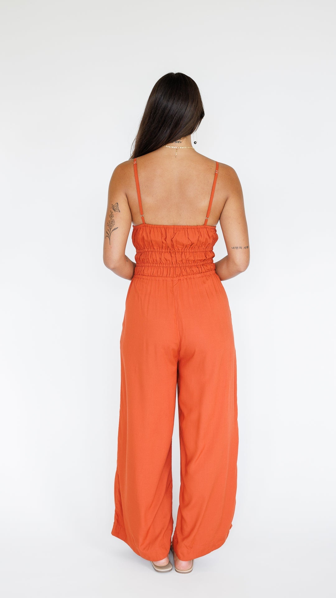 Opal Jumpsuit / Terracotta Khush Clothing