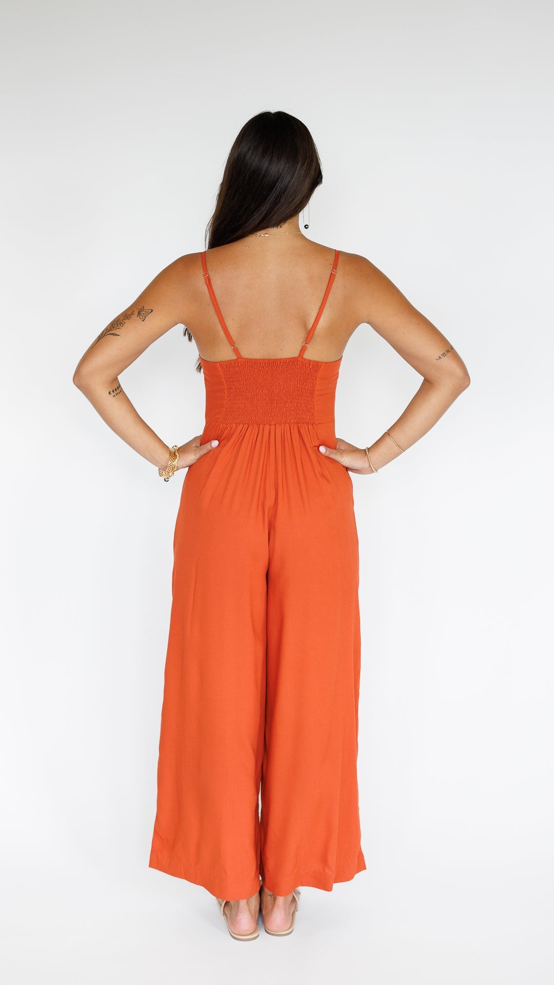 Morena Jumpsuit / Terracotta Khush Clothing