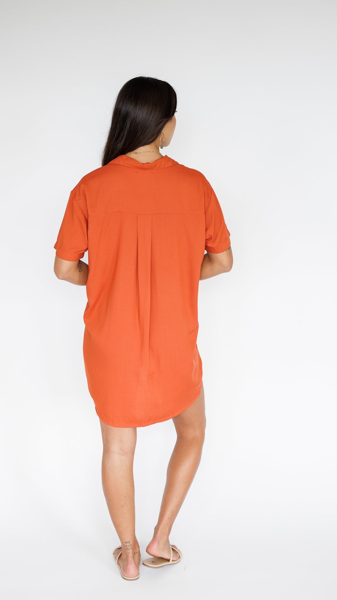 Maui Shirt Dress / Terracotta Khush Clothing