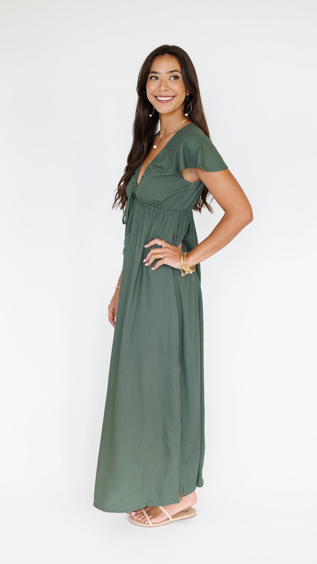 Leilani Dress / Seaweed Khush Clothing