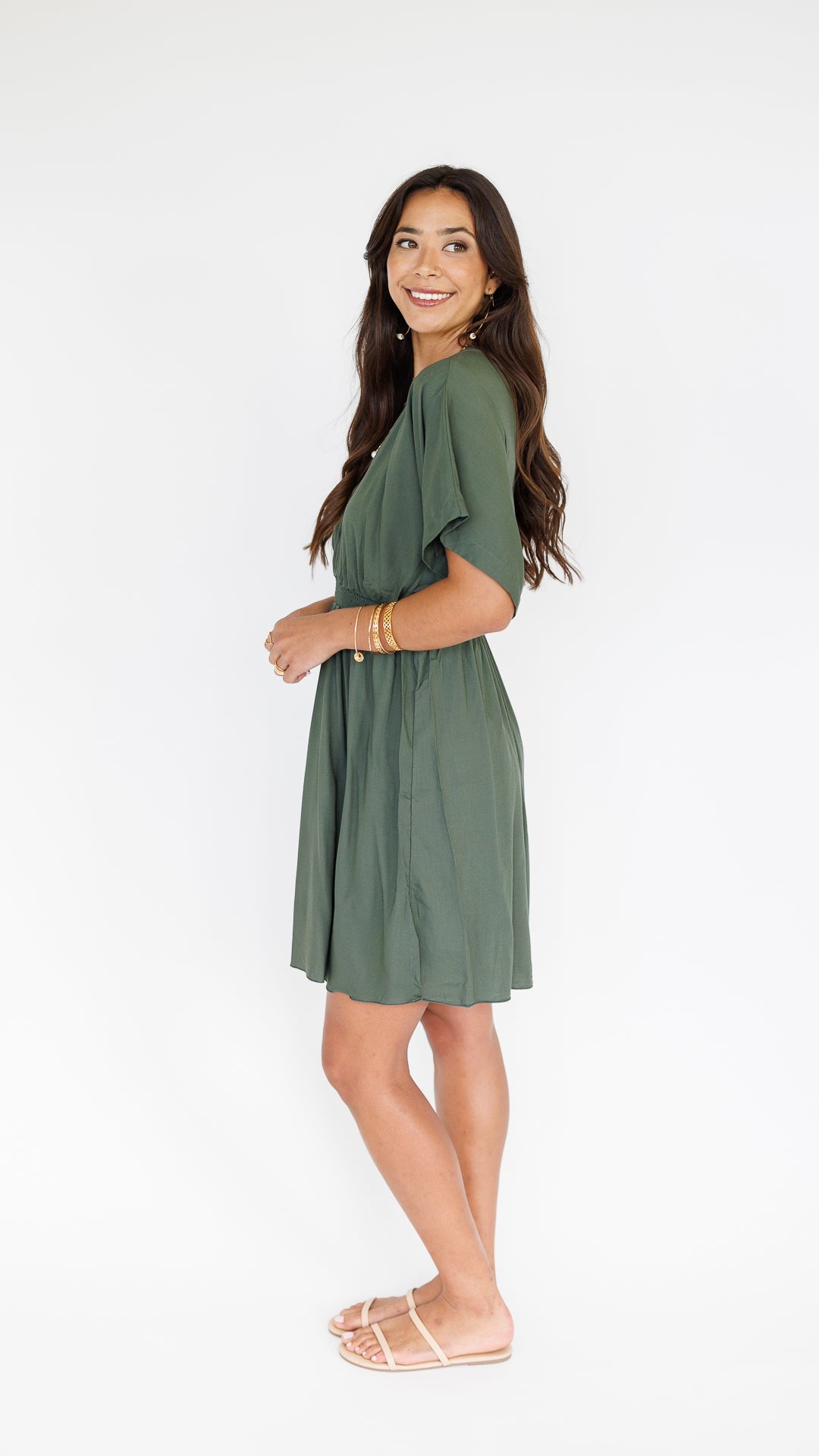 Flynn Dress / Seaweed Khush Clothing