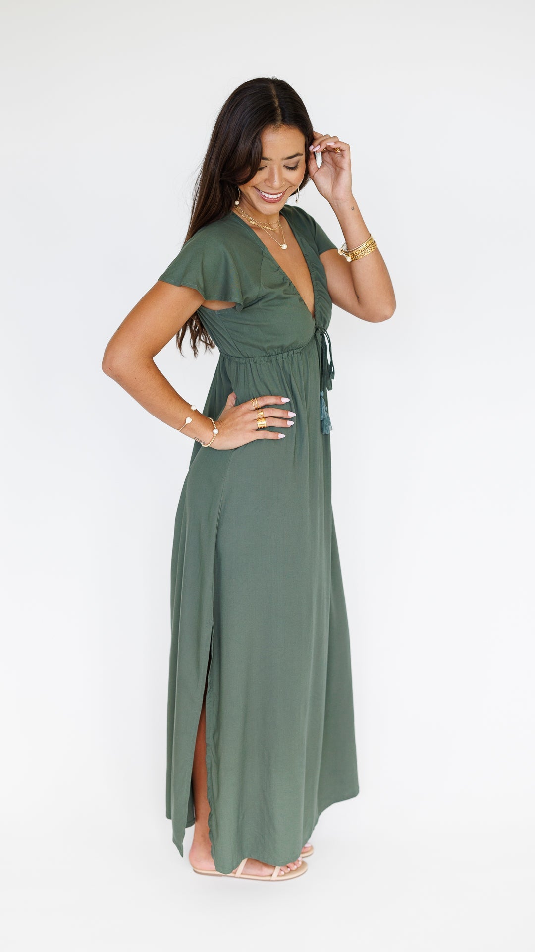 Leilani Dress / Seaweed Khush Clothing