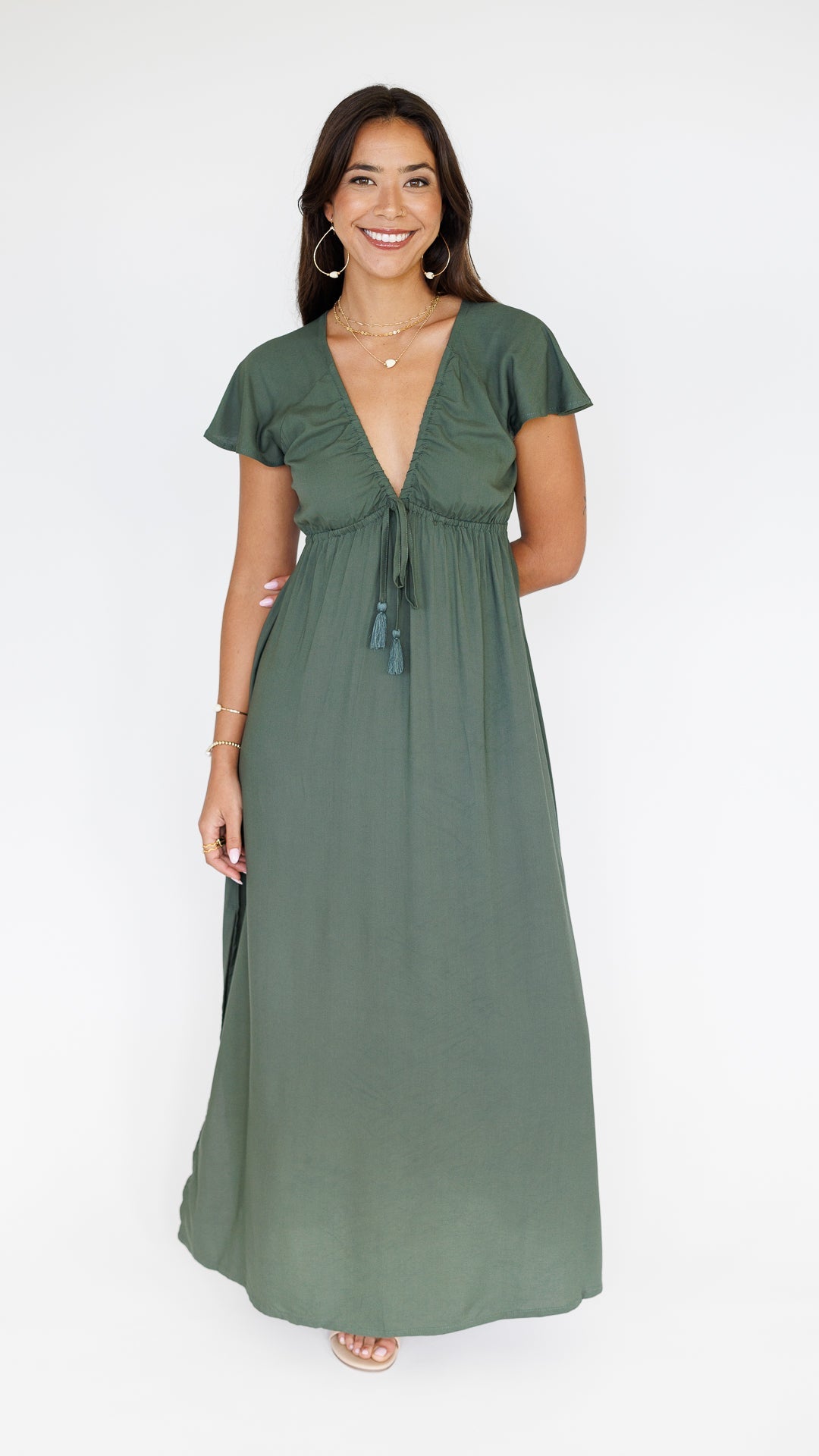 Leilani Dress / Seaweed Khush Clothing