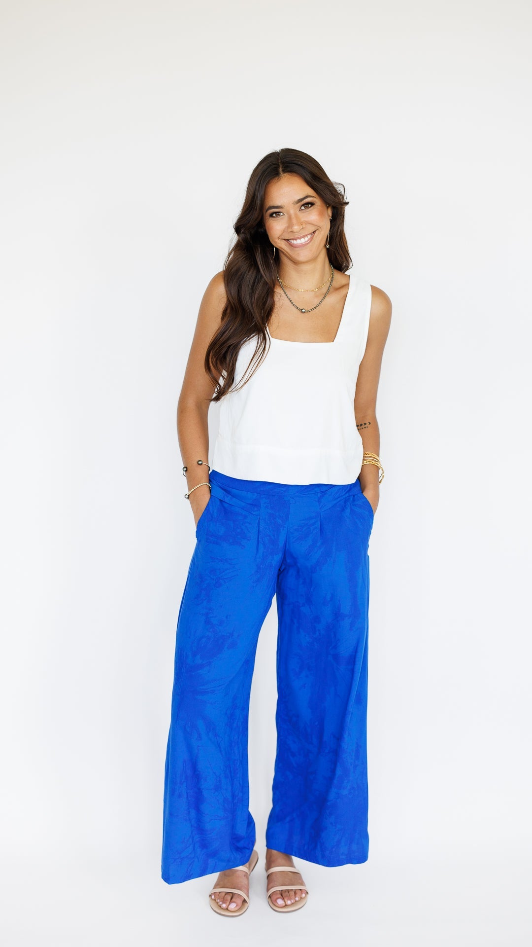 Johanna Pant / Murky Cobalt Khush Clothing
