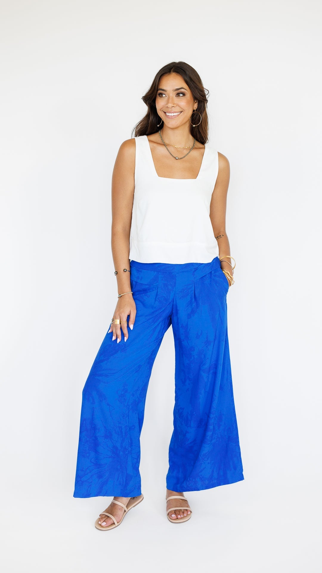 Johanna Pant / Murky Cobalt Khush Clothing