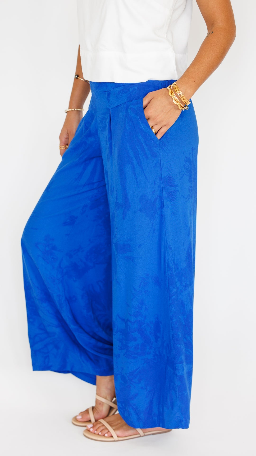 Johanna Pant / Murky Cobalt Khush Clothing
