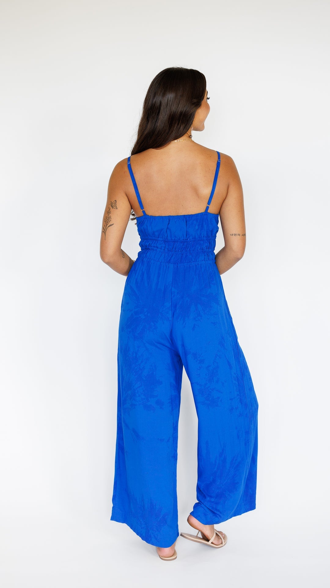 Opal Jumpsuit / Murky Cobalt Khush Clothing