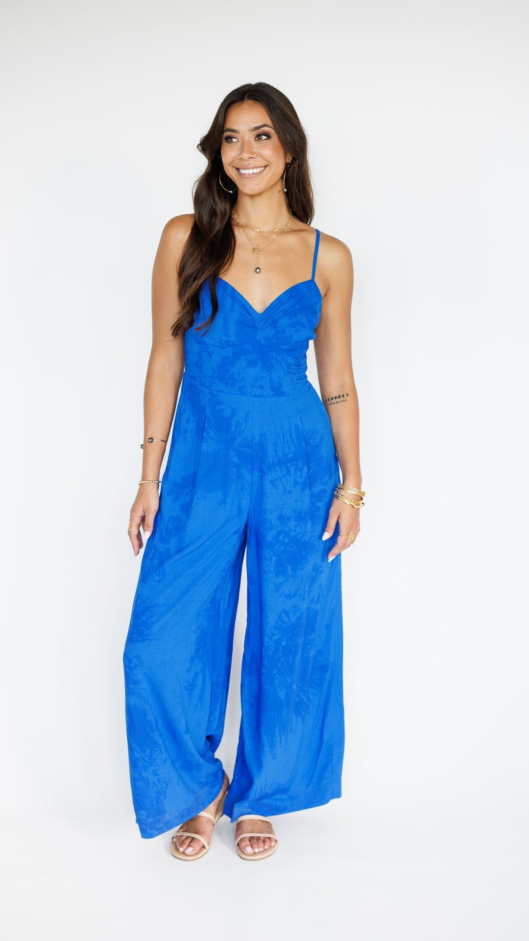 Morena Jumpsuit / Murky Cobalt Khush Clothing