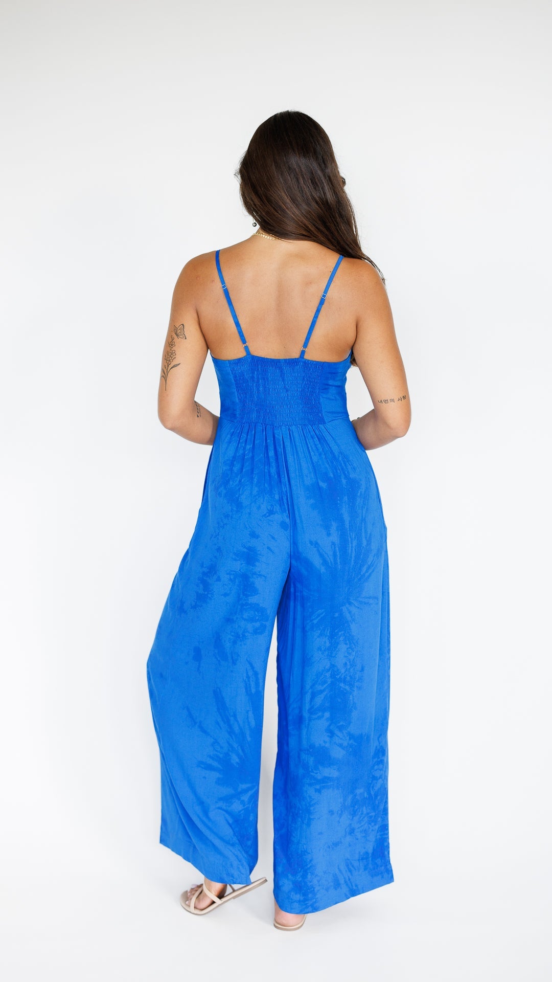 Morena Jumpsuit / Murky Cobalt Khush Clothing
