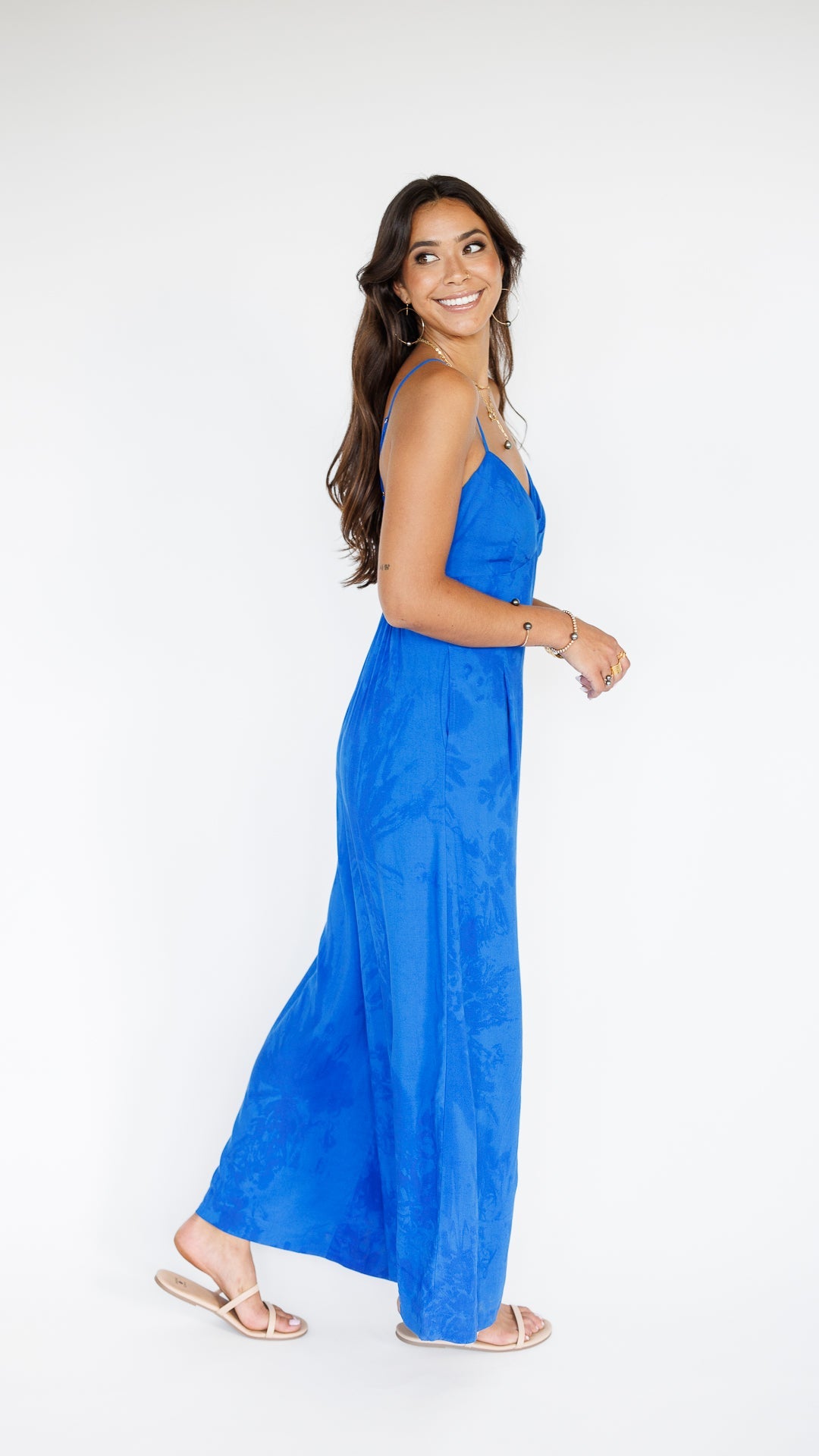 Morena Jumpsuit / Murky Cobalt Khush Clothing