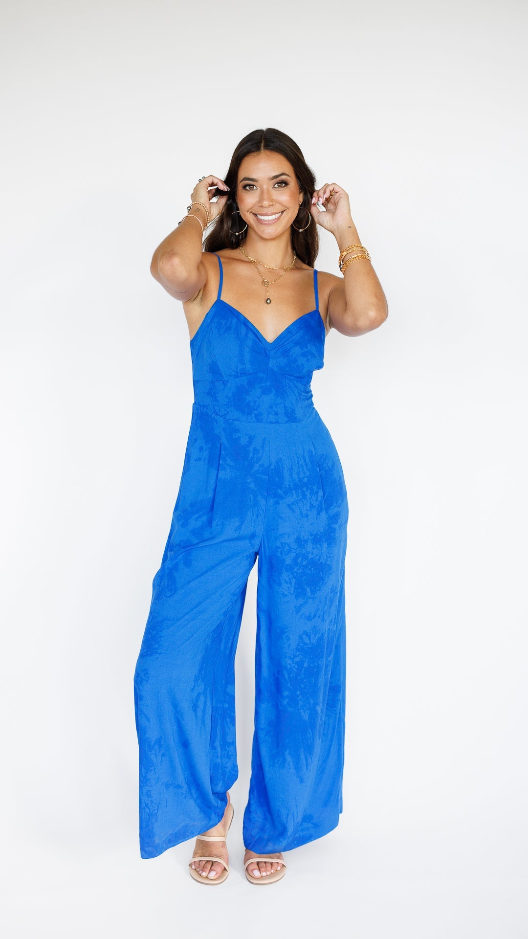 Morena Jumpsuit / Murky Cobalt Khush Clothing