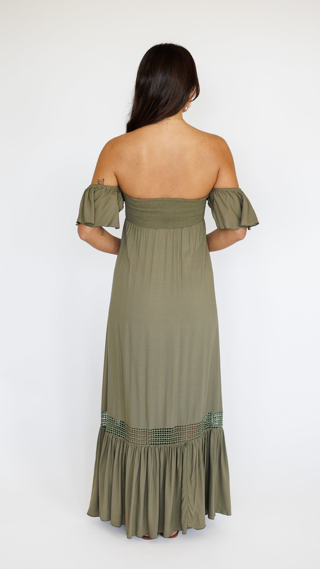 Lilah Dress / Olive Khush Clothing