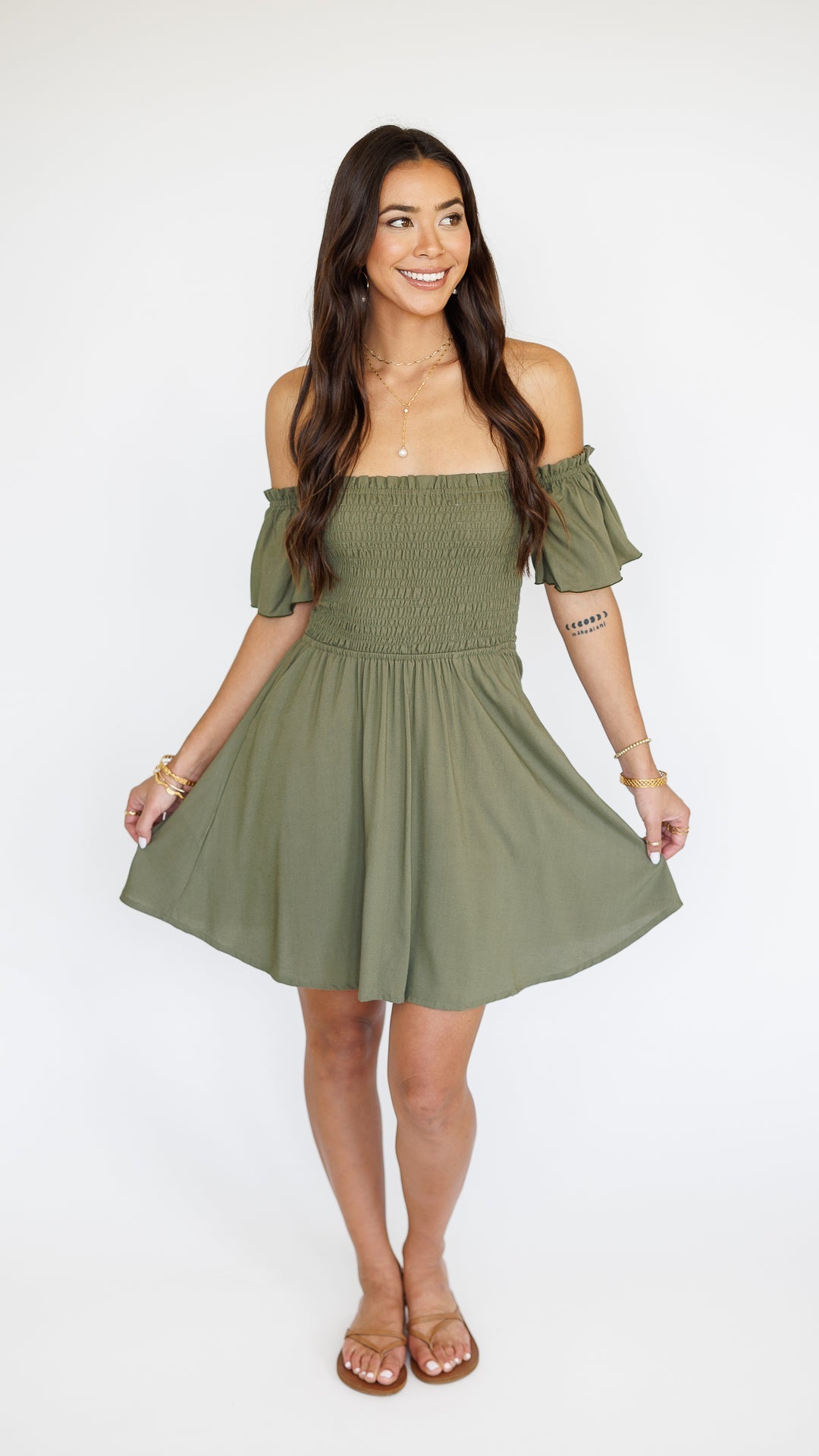 Vida Dress / Olive Khush Clothing