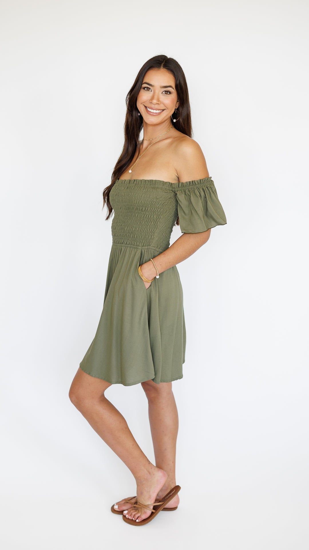 Vida Dress / Olive Khush Clothing