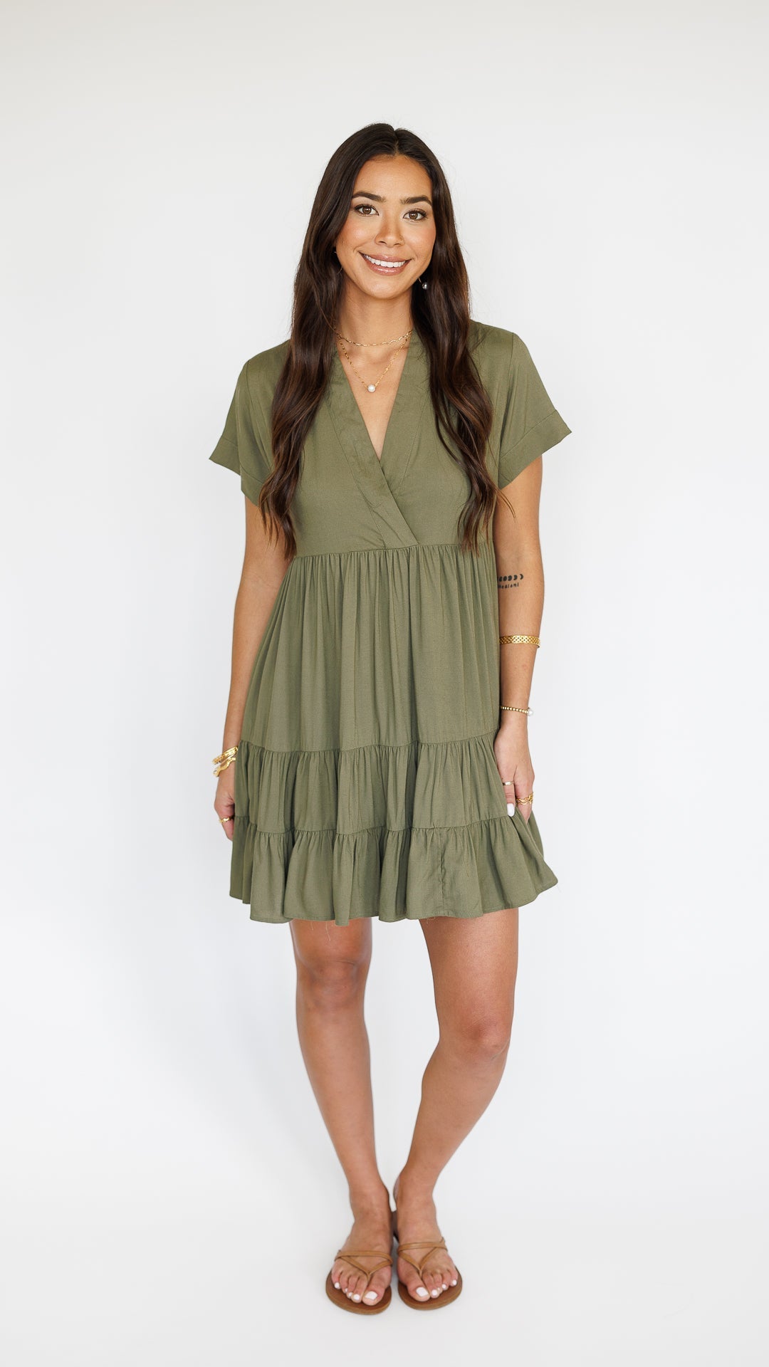 Heinui Dress / Olive Khush Clothing