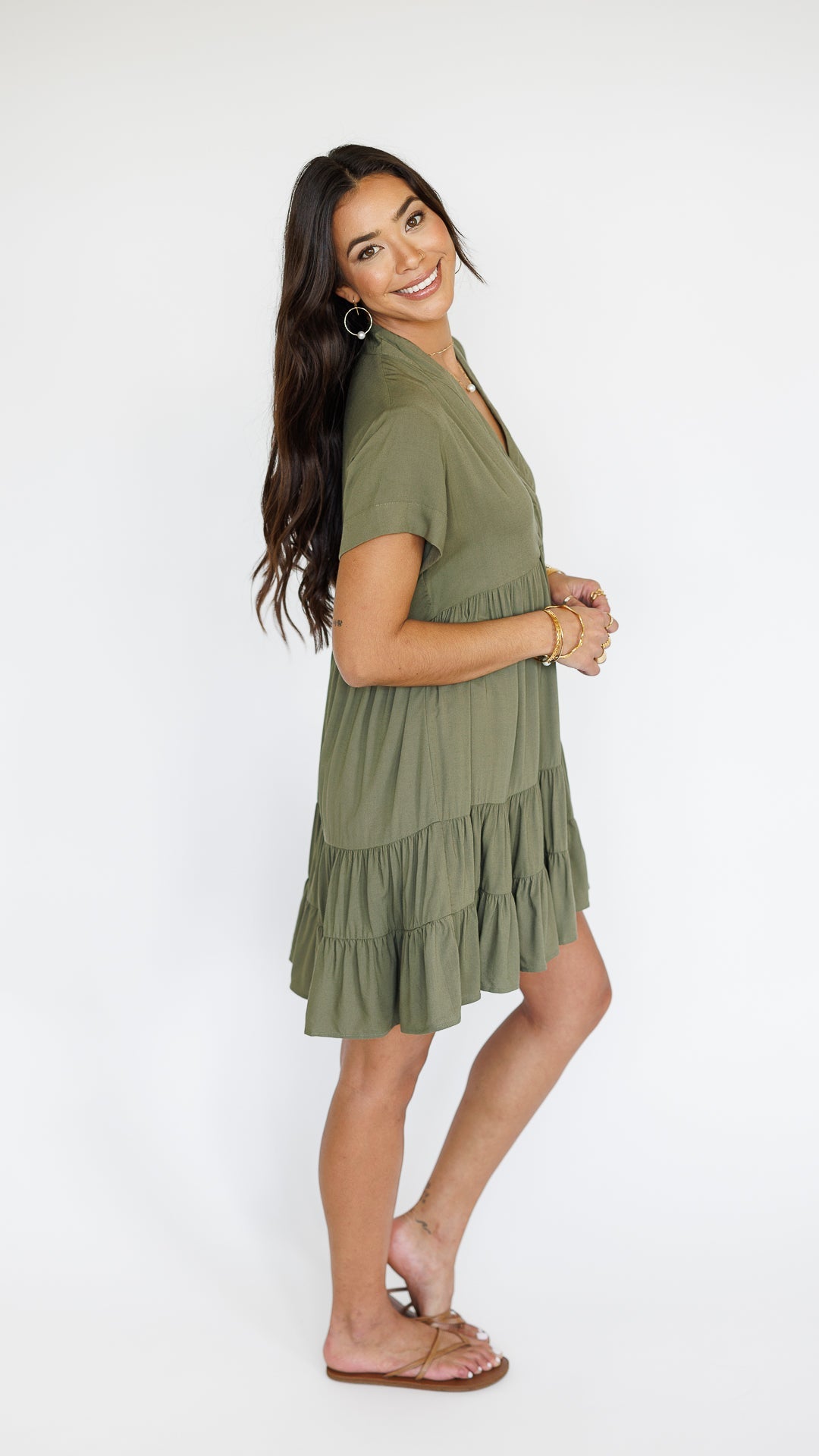 Heinui Dress / Olive Khush Clothing
