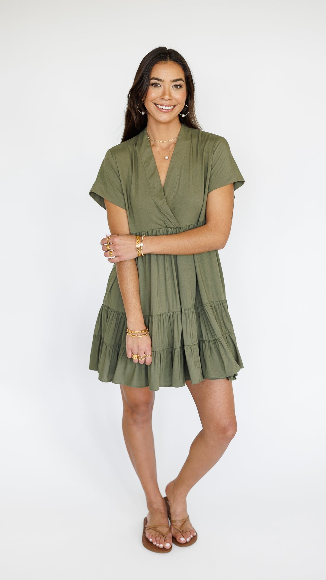 Heinui Dress / Olive Khush Clothing