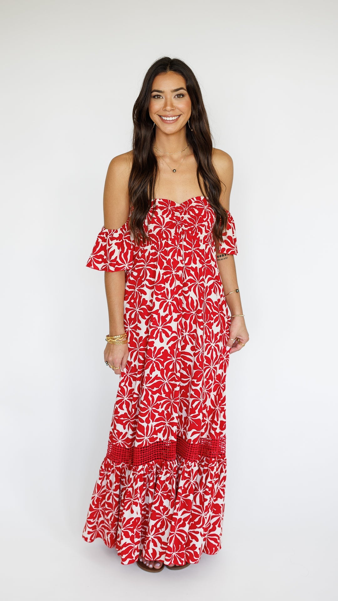 Lilah Dress / Aloha Red Khush Clothing