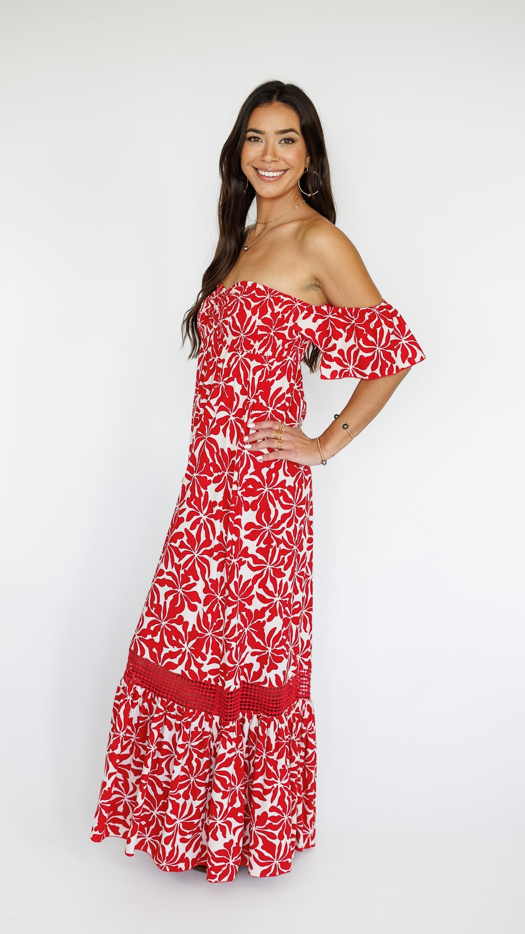 Lilah Dress / Aloha Red Khush Clothing